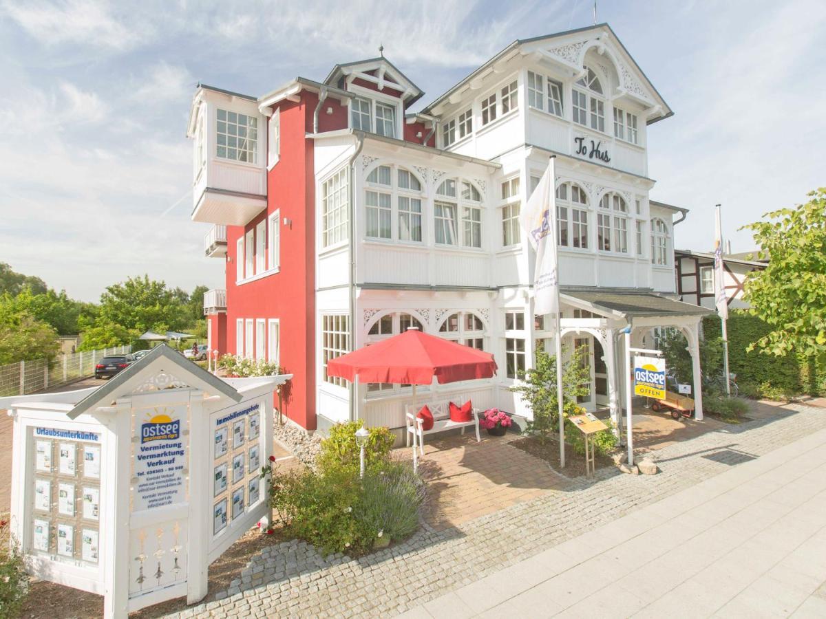 Villa "To Hus" In Sellin - Appartement 02 Mit Kamin Und Balkon Esterno foto